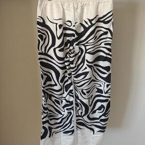 Black and White Zebra Print Pants